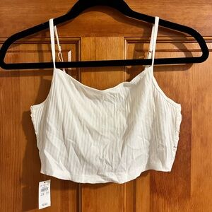 Aerie Cream Strappy Camisole Top